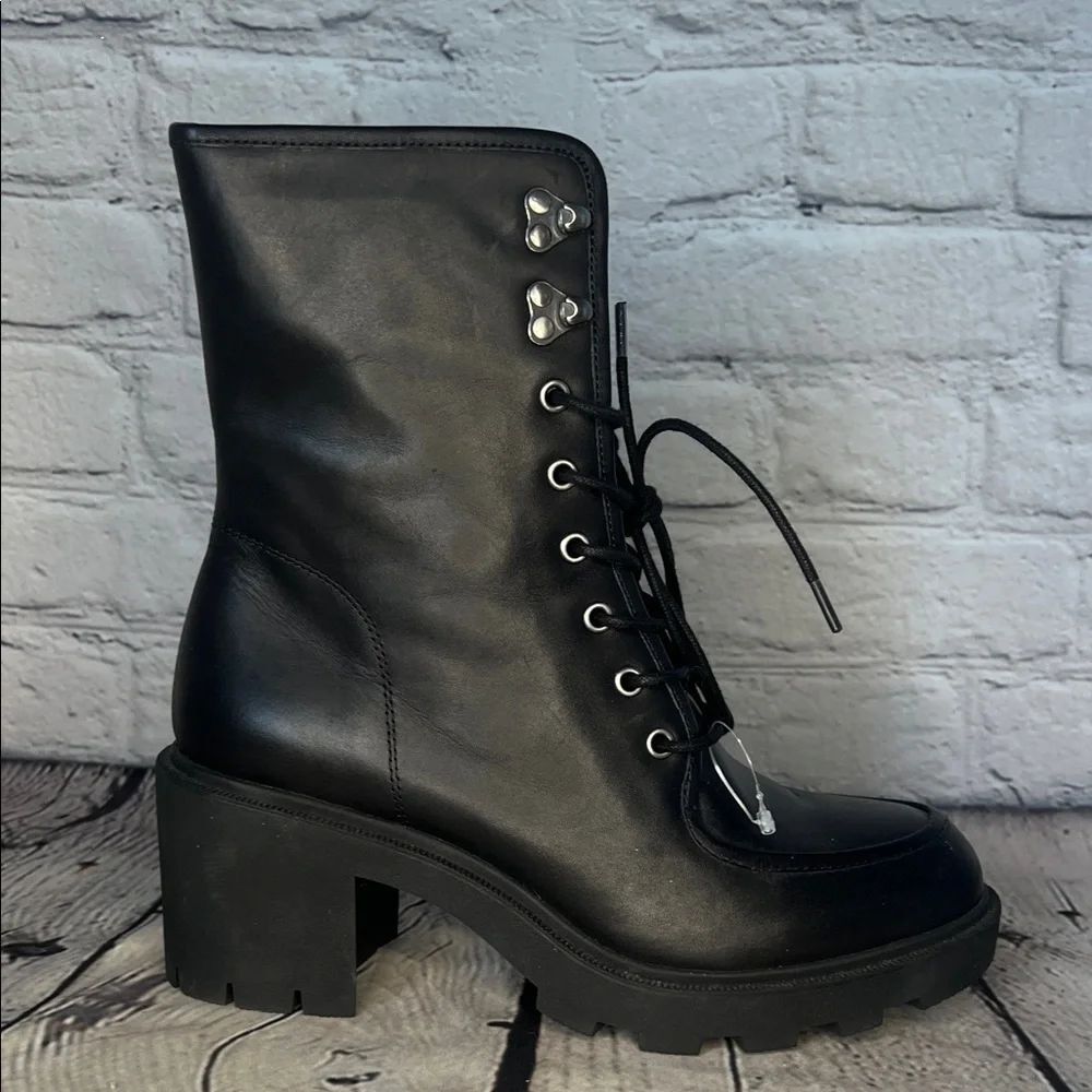 J. Crew Black Combat Boots